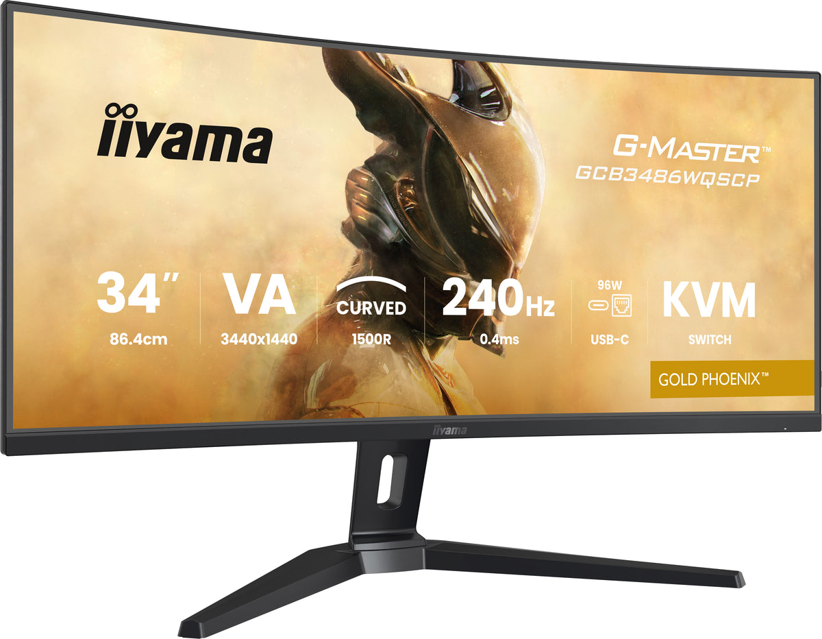 iiyama G-MASTER GCB3486WQSCP-B1 pantalla para PC 86,4 cm (34") 3440 x 1440 Pixeles UltraWide Quad HD Negro (5)