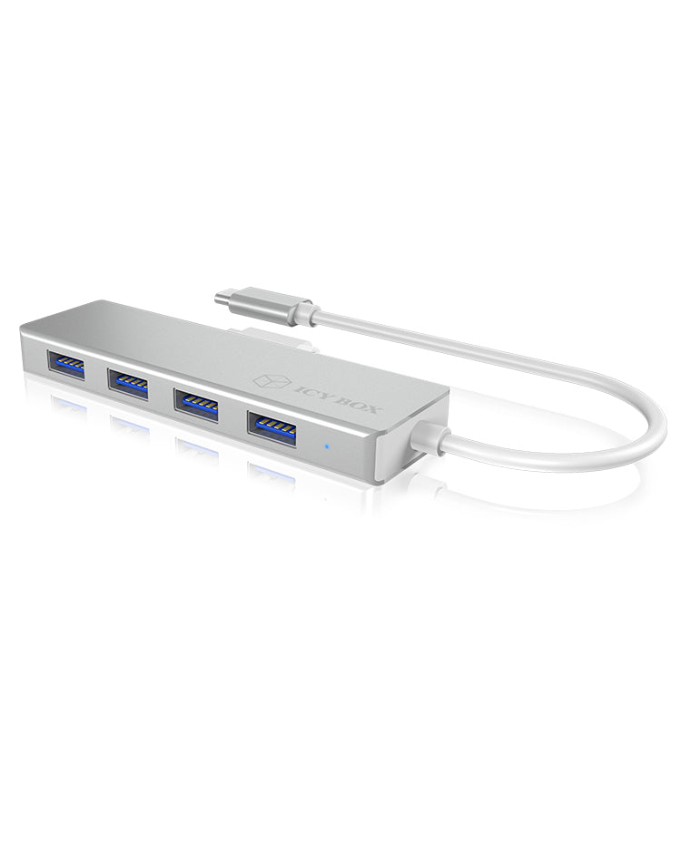 ICY BOX IB-HUB1425-C3 USB 3.2 Gen 1 (3.1 Gen 1) Type-C 5000 Mbit/s Plata (2)