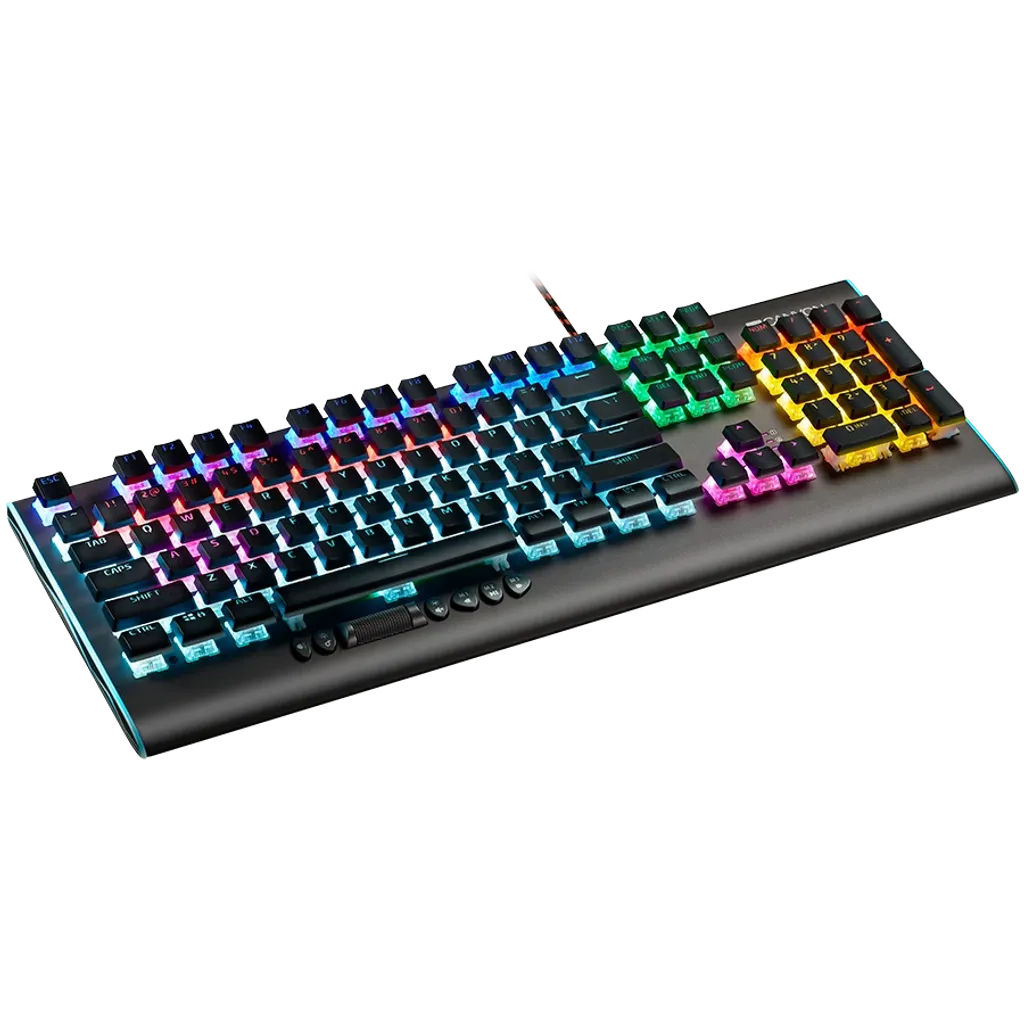 Canyon Interceptor teclado Gaming USB QWERTY Inglés US Gris