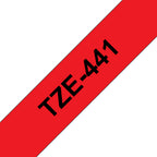 Brother TZE-441 cinta para impresora de etiquetas Negro sobre rojo (2)
