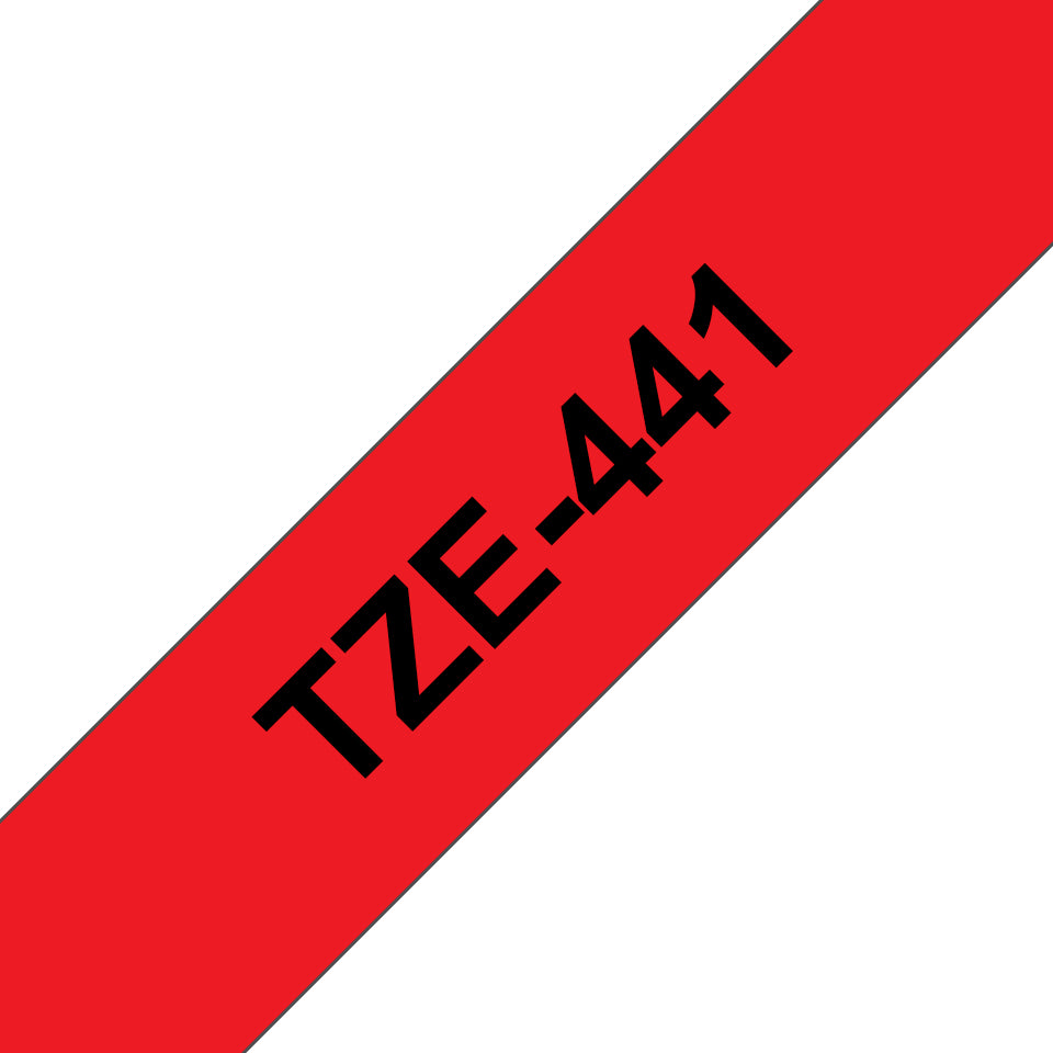 Brother TZE-441 cinta para impresora de etiquetas Negro sobre rojo (2)