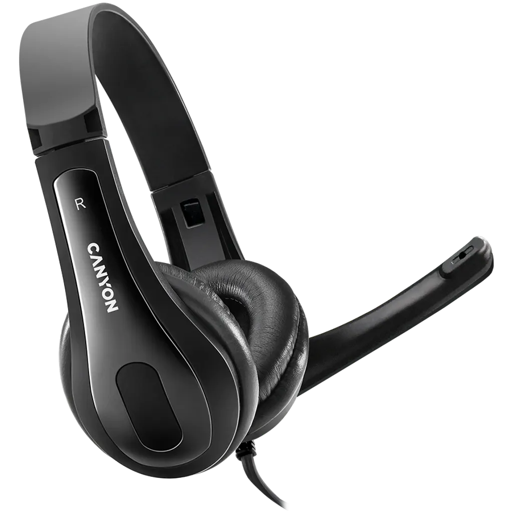 Canyon CNS-CHSU1B auriculares/auriculares con micrófono Con cable De diadema
