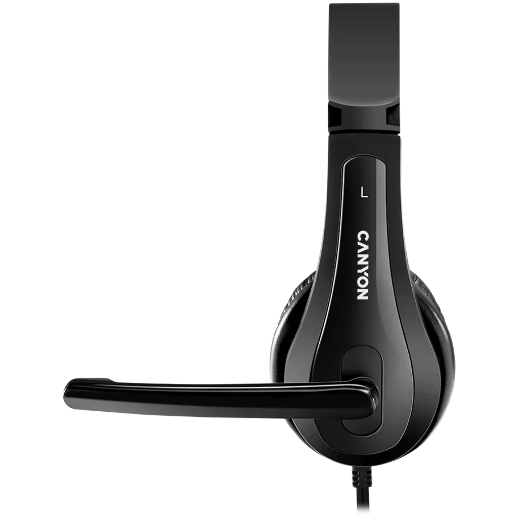 Canyon CNS-CHSU1B auriculares/auriculares con micrófono Con cable De diadema