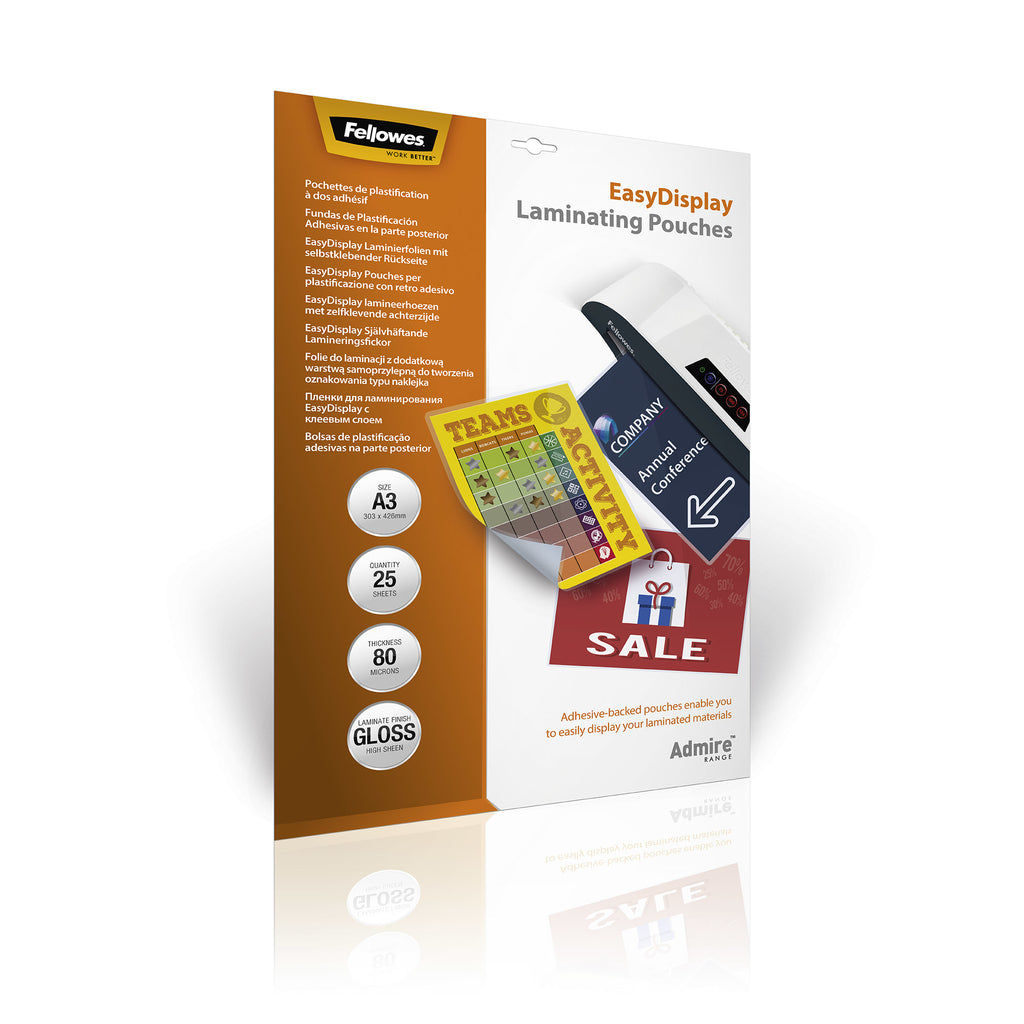 Fellowes 5601803 plastificador 25 pieza(s)