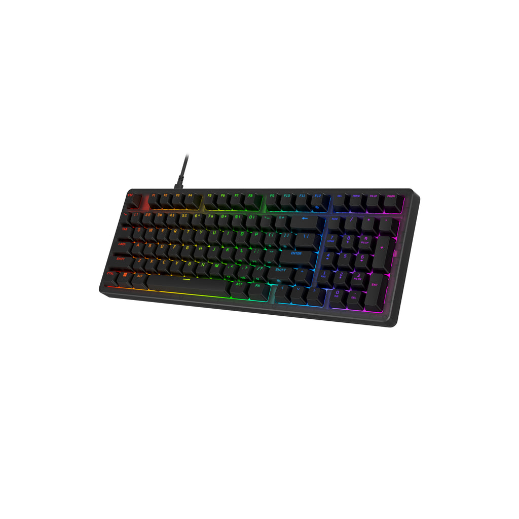 HyperX Origins 2 1800 teclado Juego USB Negro (9)