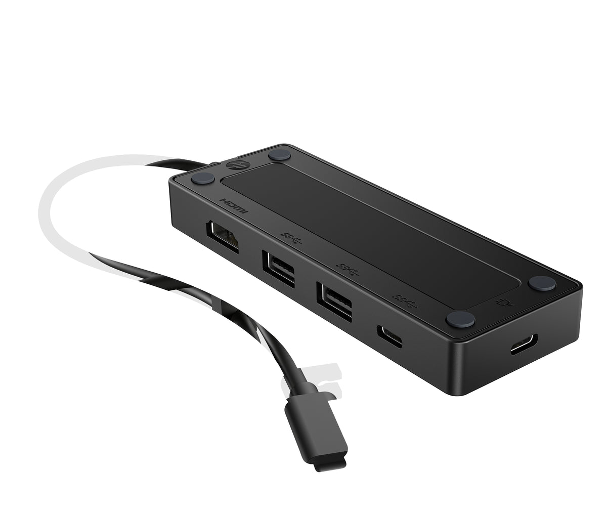 HP USB-C Travel Hub G3 Acoplamiento USB 3.2 Gen 1 (3.1 Gen 1) Type-C Negro (3)