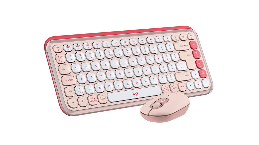 Logitech Pop Icon Combo teclado Ratón incluido Universal Bluetooth QWERTY Internacional de EE.UU. Rosa (5)