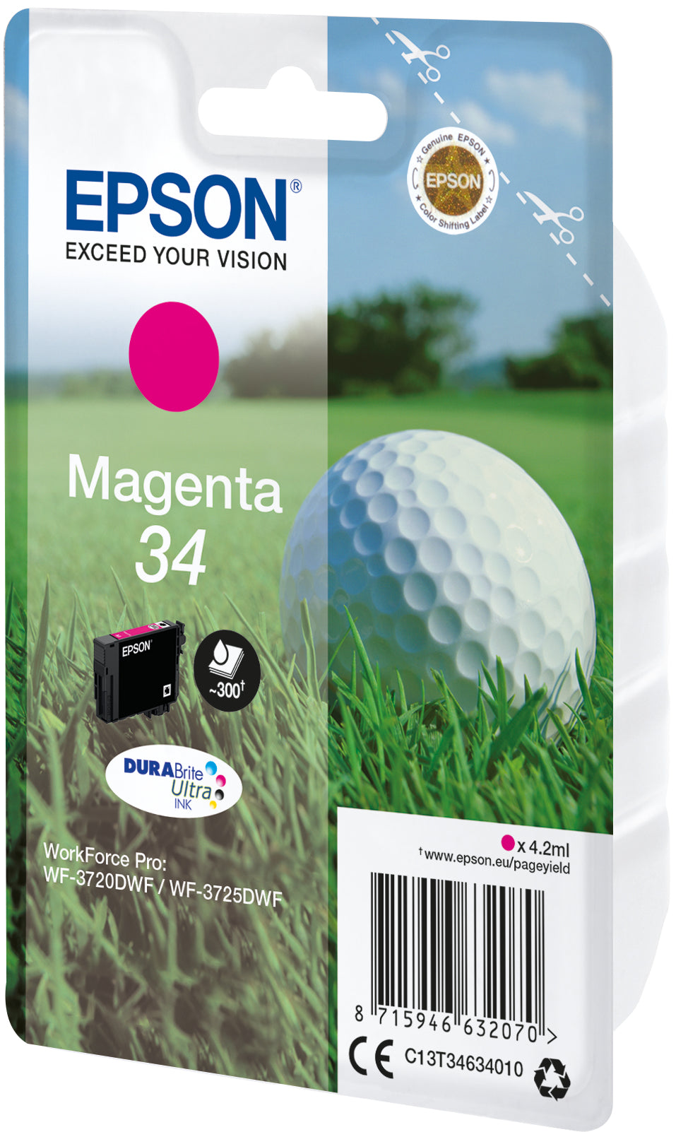 Epson Golf ball C13T34634020 cartucho de tinta 1 pieza(s) Original Rendimiento estándar (2)