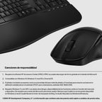 HP 685 Comfort Dual-Mode Keyboard and Mouse Combo teclado Ratón incluido Oficina RF Wireless + Bluetooth Negro (6)
