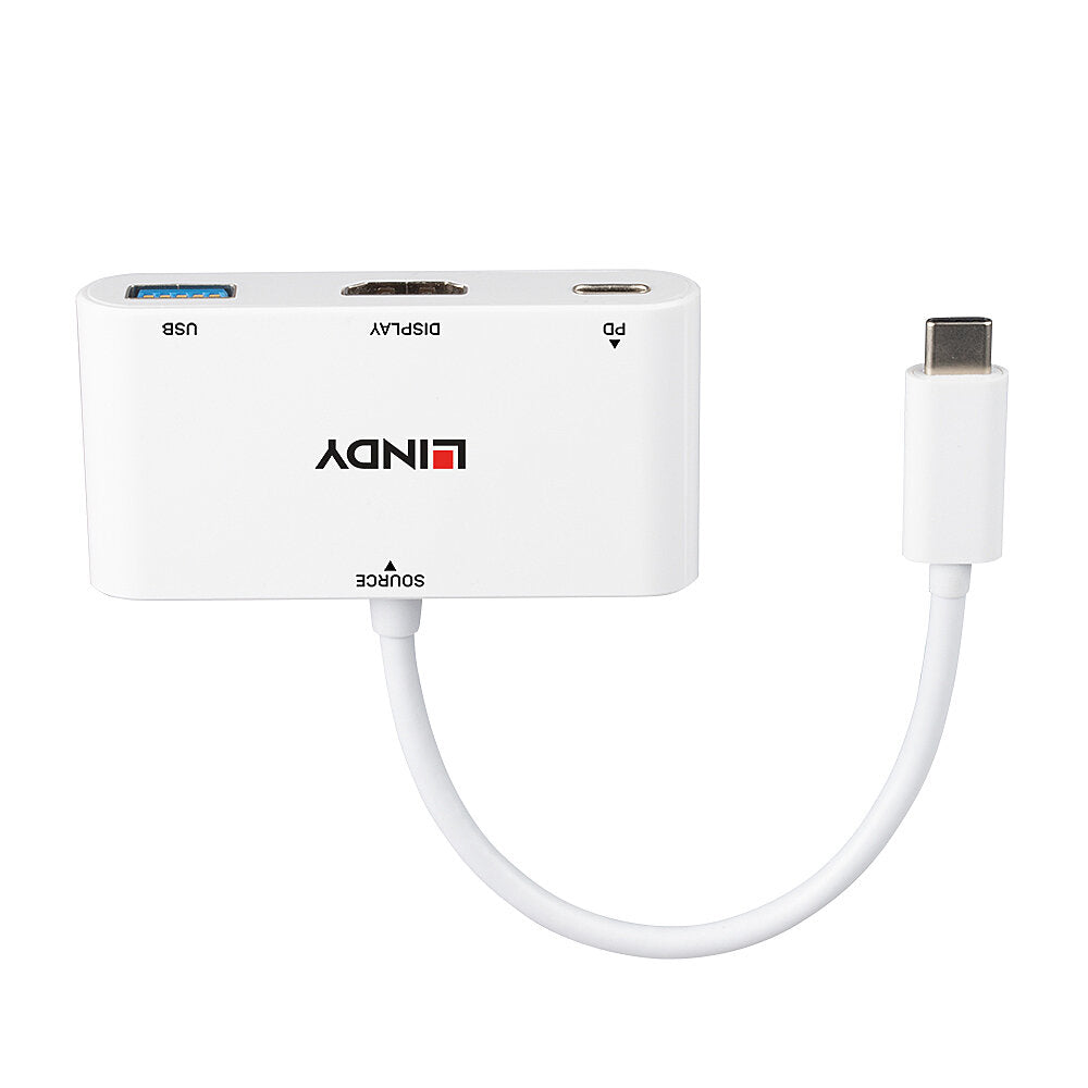 Lindy 43340 Adaptador gráfico USB 3840 x 2160 Pixeles Blanco (3)