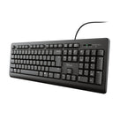 Trust Primo teclado Médico USB Nórdico Negro