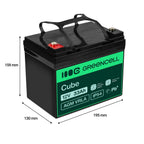 verde Cell AGM21 batería SAI plomo-ácido sellada 12V 33 Ah