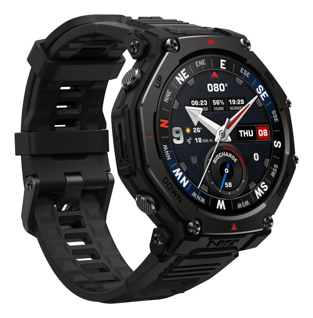 Amazfit T-Rex 3 Pro 3,1.5" AMOLED 48 mm Digital 480 x 480 Pixeles Pantalla