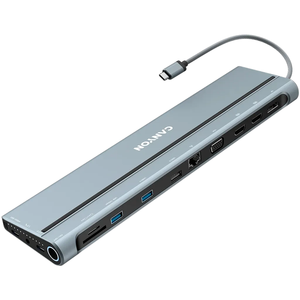 Canyon DS-90 USB 3.2 Gen 1 Tipo C Gris