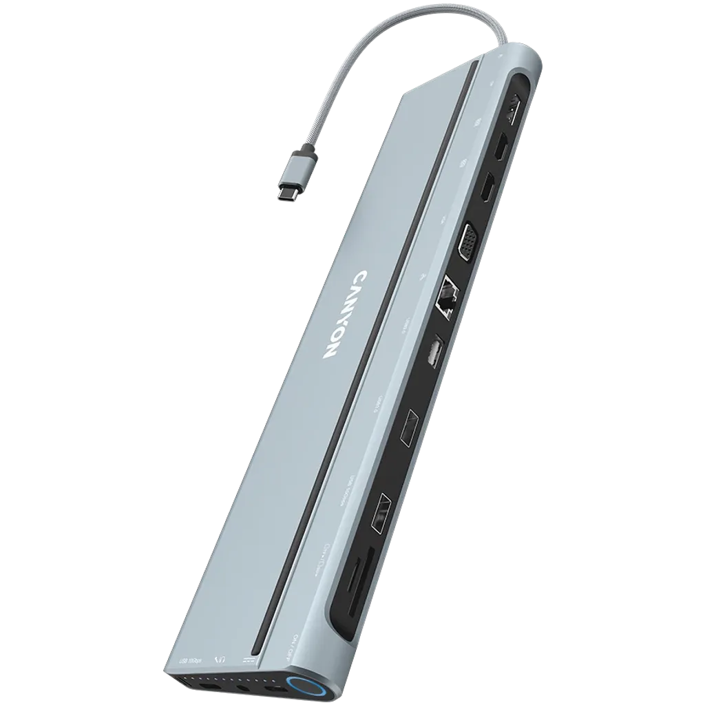 Canyon DS-90 USB 3.2 Gen 1 Tipo C Gris