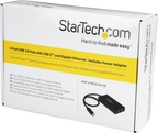 Startech HB30C3A1GE - Ladrón con Adaptador de Alimentación, Hub (3)