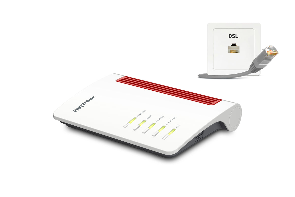 Box FRITZ! 7530 AX router inalámbrico Gigabit Ethernet Doble banda (2,4 GHz / 5 GHz) Blanco