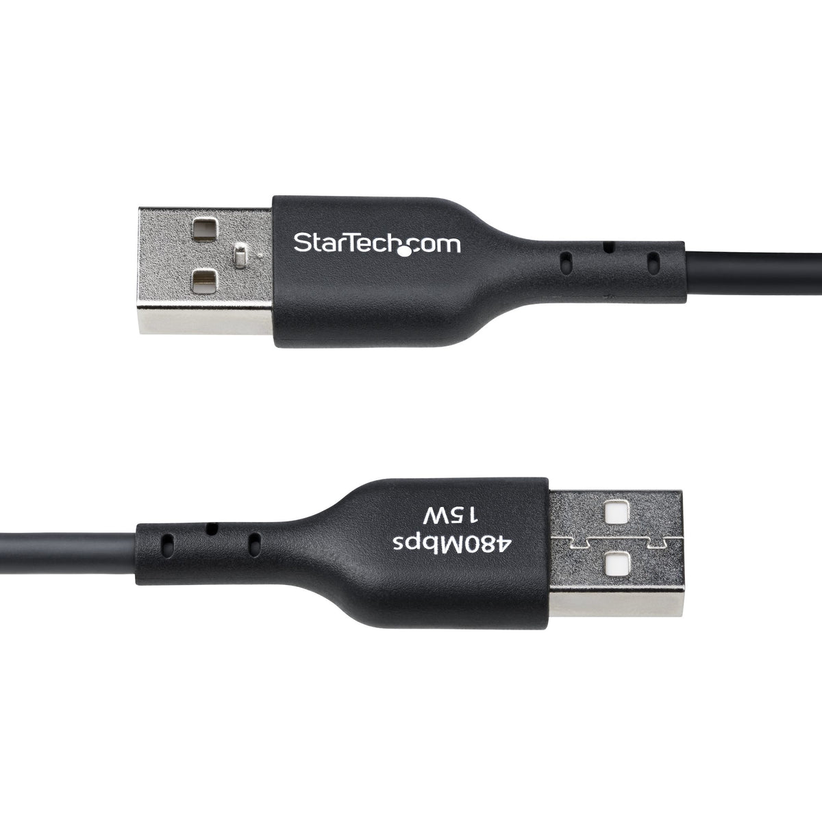 StarTech.com USB2AC30CMBK cable USB USB 2.0 0,3 m USB A USB C 0,48 Gbit/s 15 W Negro (5)
