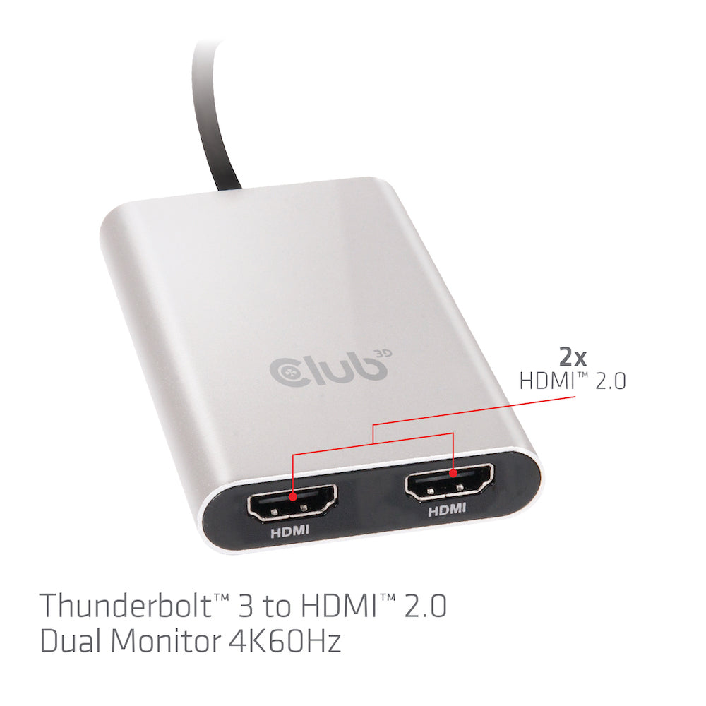 CLUB3D CSV-1574 divisor de video USB Tipo C 2x HDMI (5)