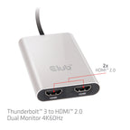 CLUB3D CSV-1574 divisor de video USB Tipo C 2x HDMI (5)