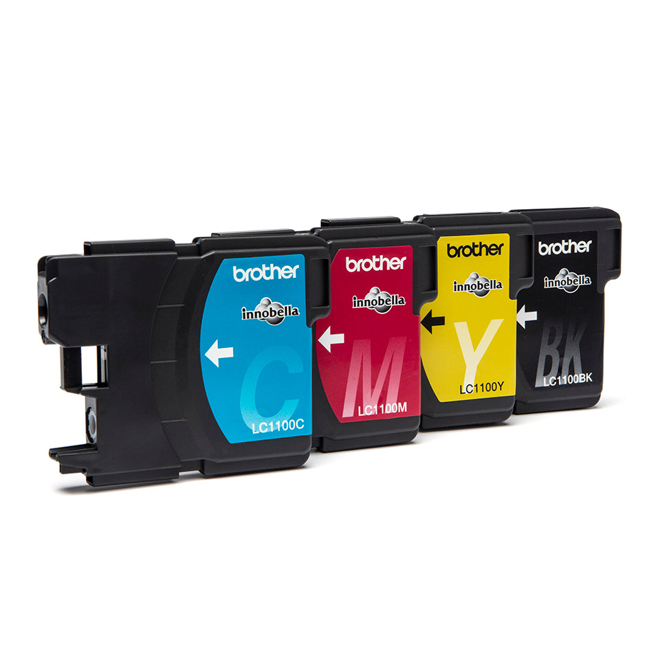 Brother LC1100VALBP cartucho de tinta 4 pieza(s) Original Negro, Cian, Magenta, Amarillo (5)