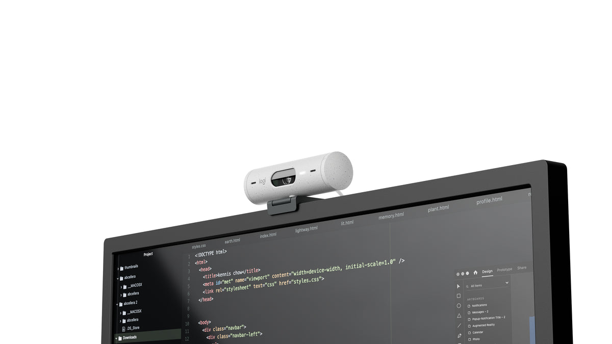 Logitech Brio 500 Full HD cámara web 4 MP 1920 x 1080 Pixeles USB Blanco (5)