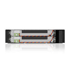 ICY BOX IB-2223StS 8,89 cm (3.5") Panel embellecedor frontal Negro (2)