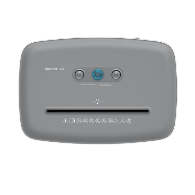 HP OneShred 12CC triturador de papel Corte en partículas 65 dB 22 cm Blanco (3)