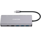 Canyon DS-12 USB 3.2 Gen 1 Tipo C Gris