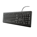 Trust TK-150 teclado Universal USB QWERTY Inglés del Reino Unido Negro