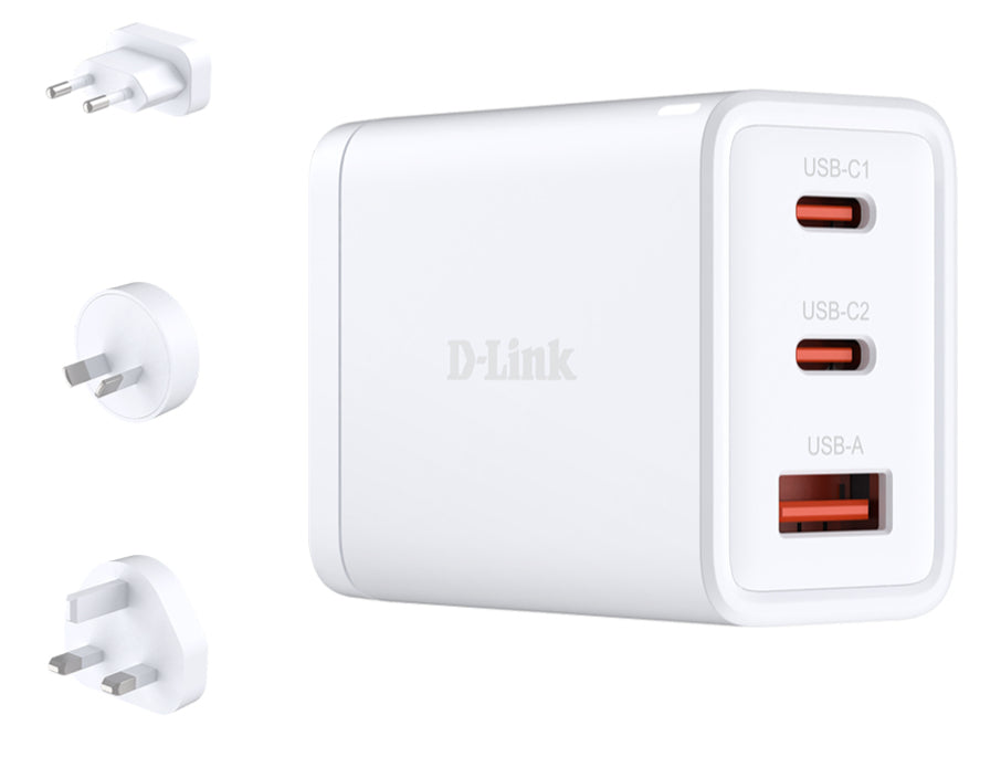 D-Link DCP-651 cargador de dispositivo móvil Universal Blanco Corriente alterna Carga rápida Interior