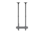 Multibrackets 4660 soporte para pantalla de señalización 2,54 m (100") Negro (2)