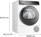 Bosch Serie 8 WQB245B40 Secadora Independiente Carga frontal 9kg Blanco (2)