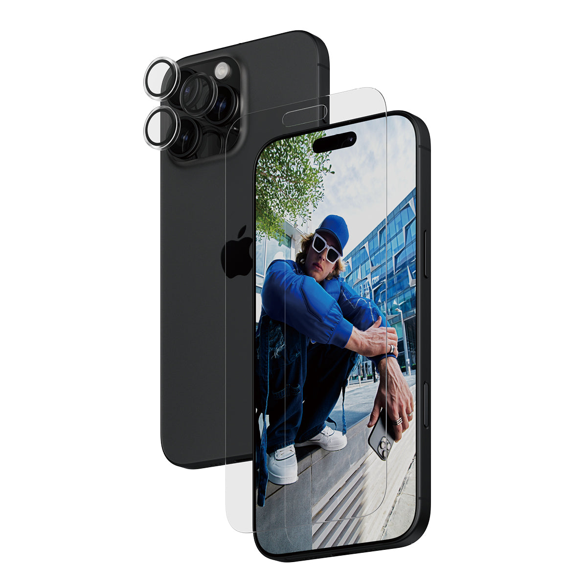 PanzerGlass ® 2-in-1 Bundle iPhone 16 Pro Max Protector de pantalla Apple 1 pieza(s)