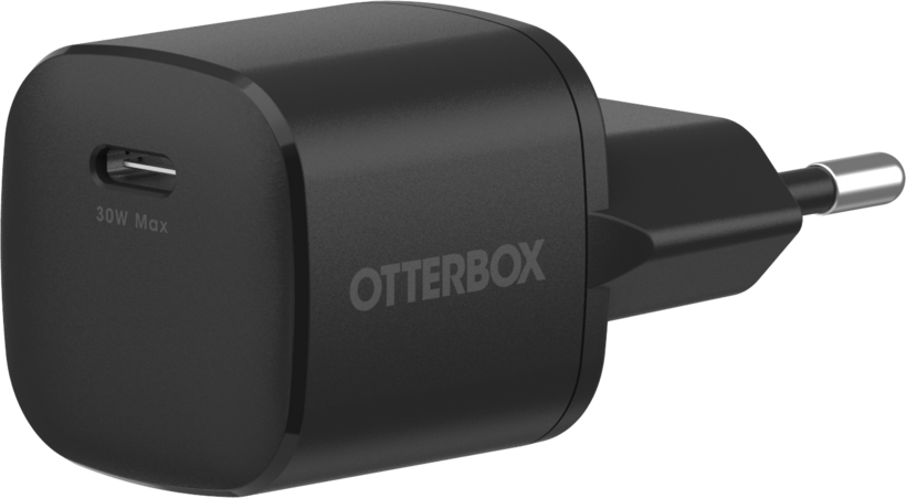 OB EUWallCharger 30W-1X USB-C 30W Black