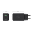 AISENS ASCH-65W3P073-BK cargador de dispositivo móvil Cámara digital, GPS, Teléfono móvil, Portátil, Smartphone, Tableta, Universal Corriente alterna Carga rápida Interior (5)