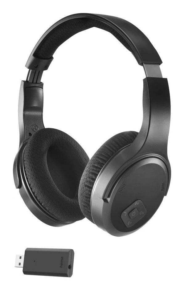 Hama 00221847 auricular y casco Auriculares Inalámbrico y alámbrico Diadema TV Bluetooth Negro