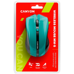 Canyon CNE-CMSW05G ratón Inalámbrico RF Óptico 1600 DPI