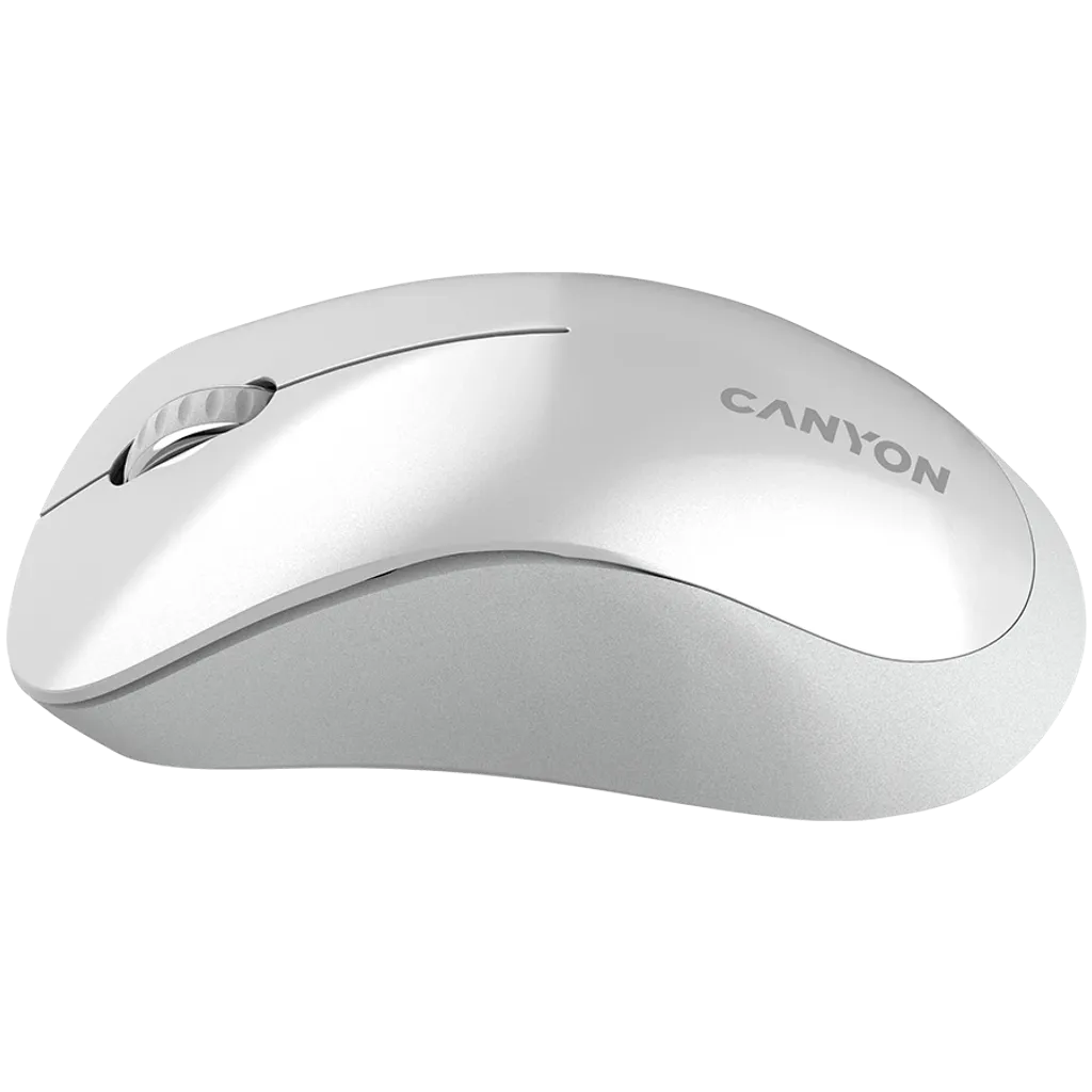 Canyon CNE-CMSW11PW ratón Diestro Inalámbrico RF Óptico 1200 DPI