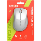 Canyon CNE-CMSW11PW ratón Diestro Inalámbrico RF Óptico 1200 DPI