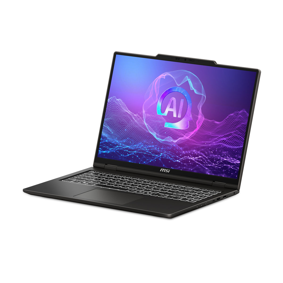 MSI Venture A16 AI+ A3HMG-036DE Copilot+ PC AMD Ryzen AI 5 340 Portátil 40,6 cm (16") 2K 16 GB DDR5-SDRAM 512 GB SSD Wi-Fi 6E (802.11ax) Windows 11 Home Gris (7)
