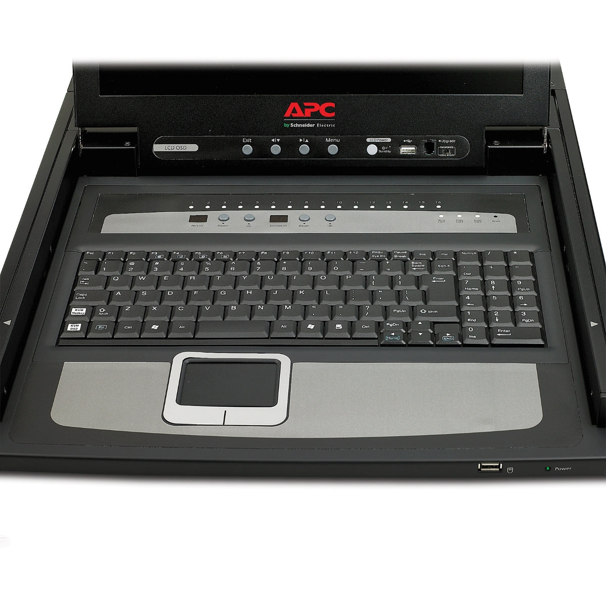 APC AP5816 consola de rack 43,2 cm (17") Negro 1U (4)