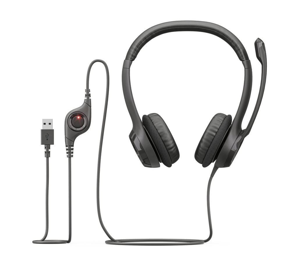 Logitech H390 USB Auriculares Alámbrico Diadema Oficina/Centro de llamadas USB tipo A Negro (3)