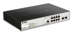 D-Link DGS-1210-10P/ME/E switch Gestionado L2/L3 Gigabit Ethernet (10/100/1000) Energía sobre Ethernet (PoE) Negro, Gris