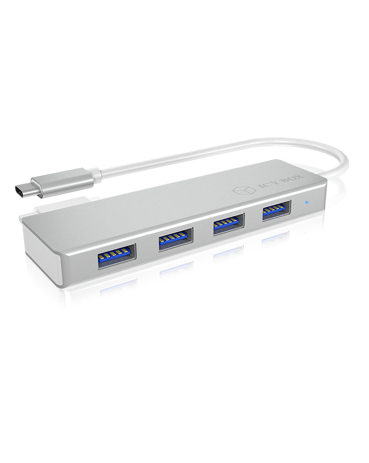 ICY BOX IB-HUB1425-C3 USB 3.2 Gen 1 (3.1 Gen 1) Type-C 5000 Mbit/s Plata (6)