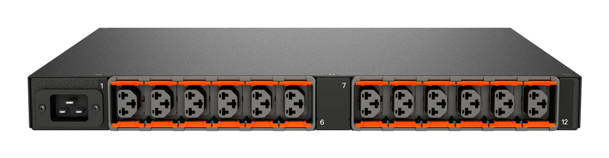 Vertiv MU01D1R0-12CF17-2C20A9H00-S unidad de distribución de energía (PDU) 24 salidas AC 1U Negro (2)