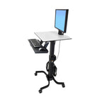 Ergotron 24-215-085 - Escritorio de pie/sentado, móvil, rectangular, gris (4)