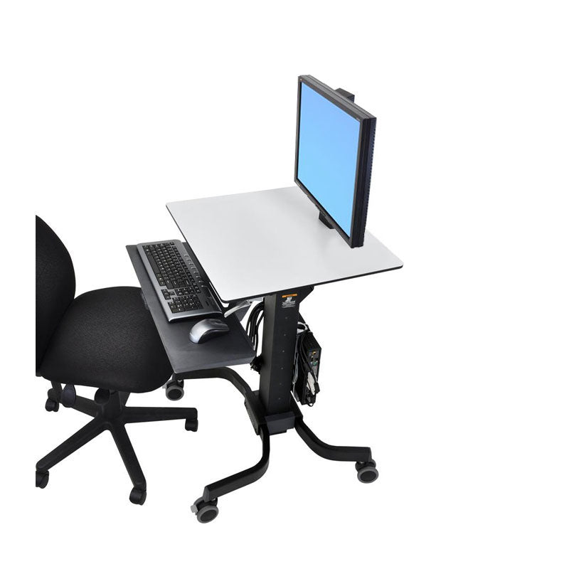 Ergotron 24-215-085 - Escritorio de pie/sentado, móvil, rectangular, gris (3)