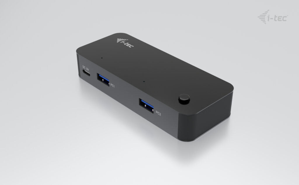 i-tec CAKVMHUB2A2C hub de interfaz USB Tipo C 5000 Mbit/s Negro (3)