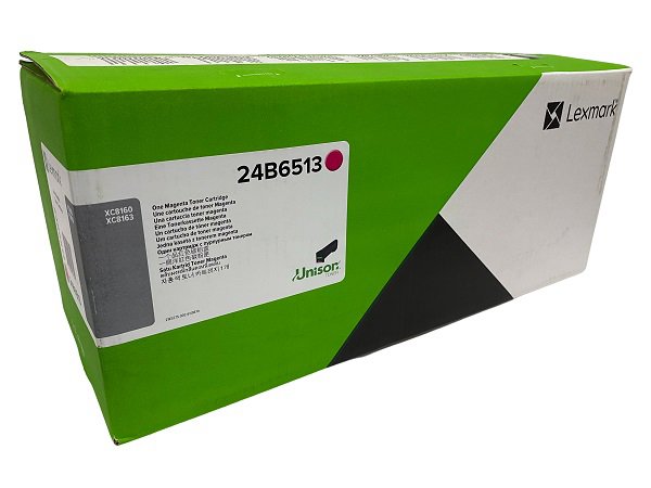Cartucho de tóner Lexmark 24B6513 1 pieza Original Magenta